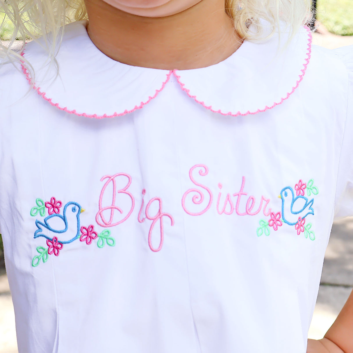 Big Sister Embroidered Molly Dress