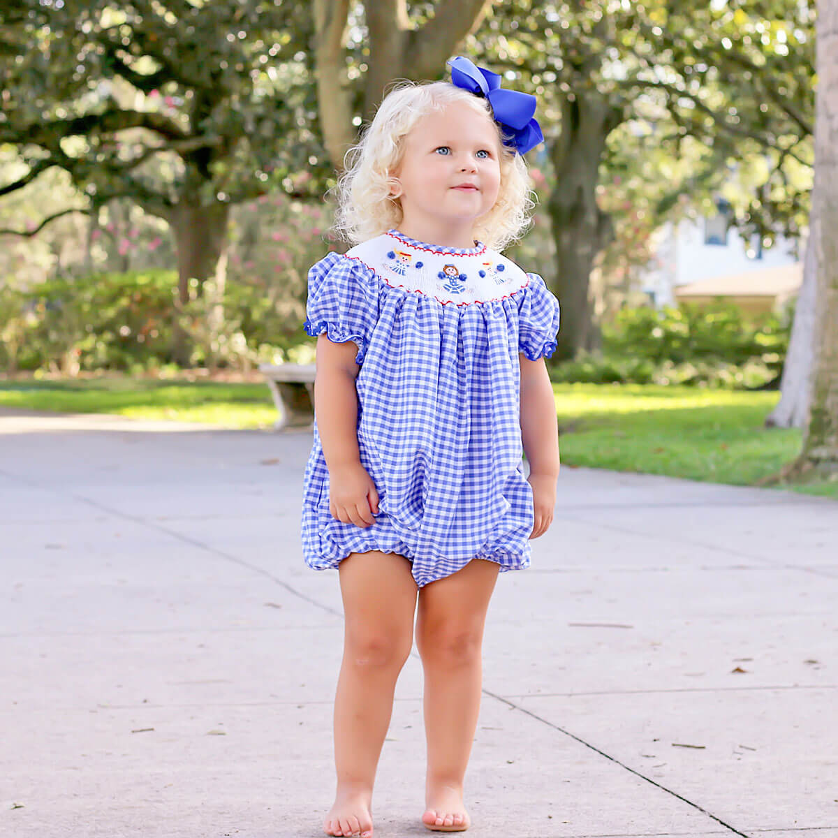 We Got Spirit Smocked Bishop Bubble