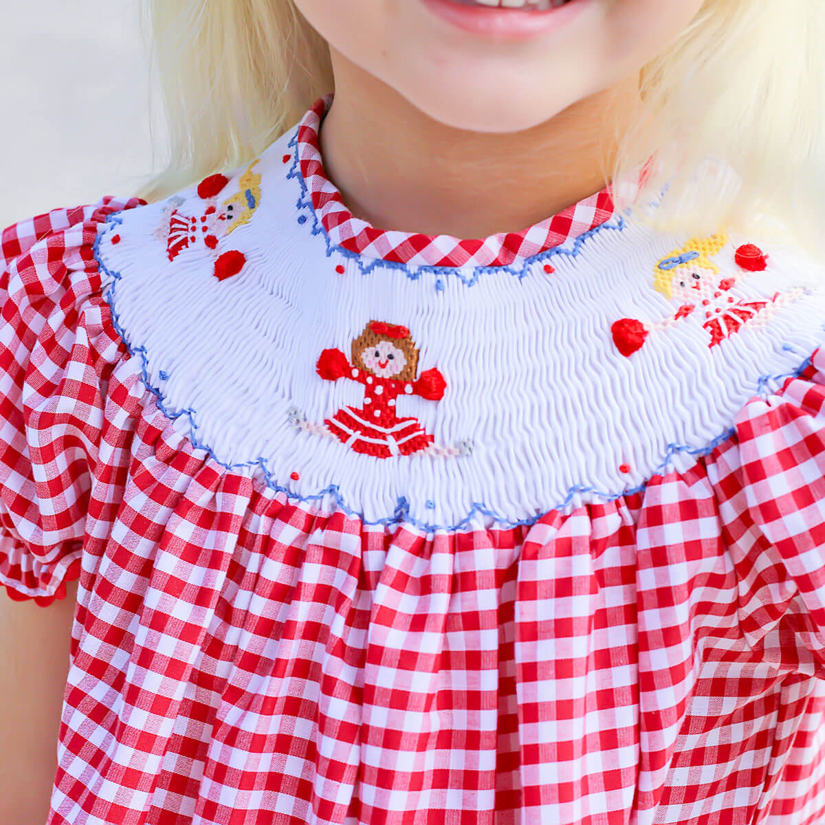 Live To Cheer Smocked Bishop Dress