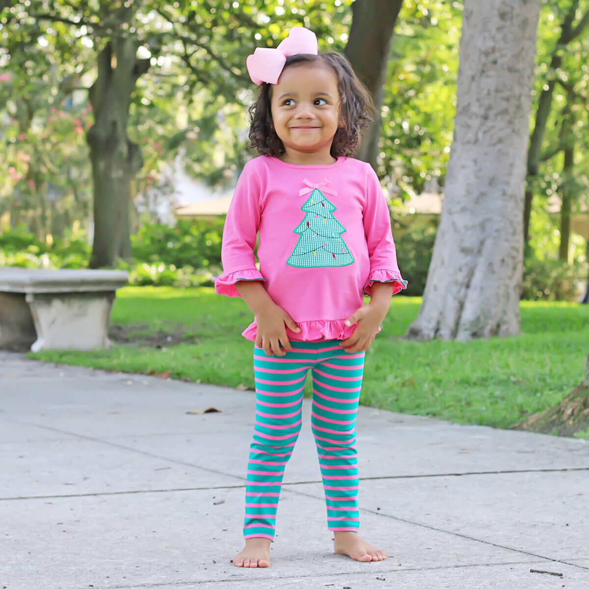 Colorful Tree Lights Milly Legging Set