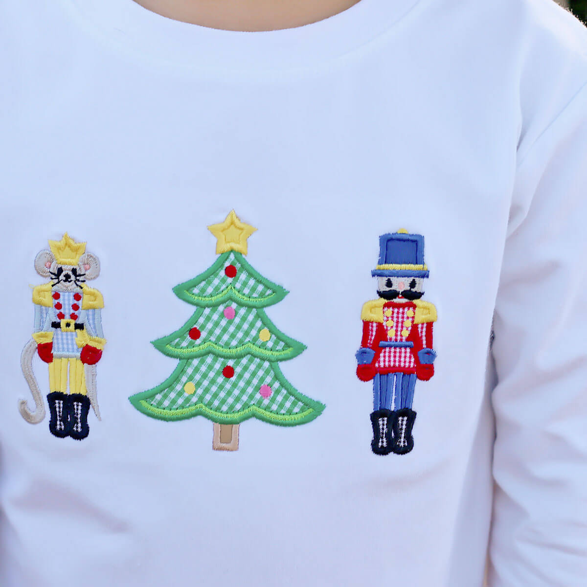 Nutcracker White Long Sleeve Shirt