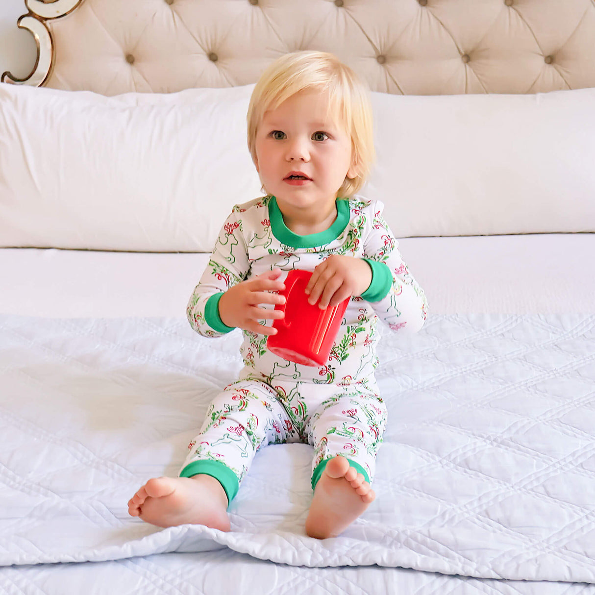 Prancing Reindeer Pajamas