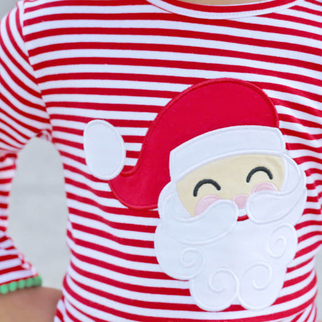 Happy Santa Red Stripe Milly Tunic Legging Set