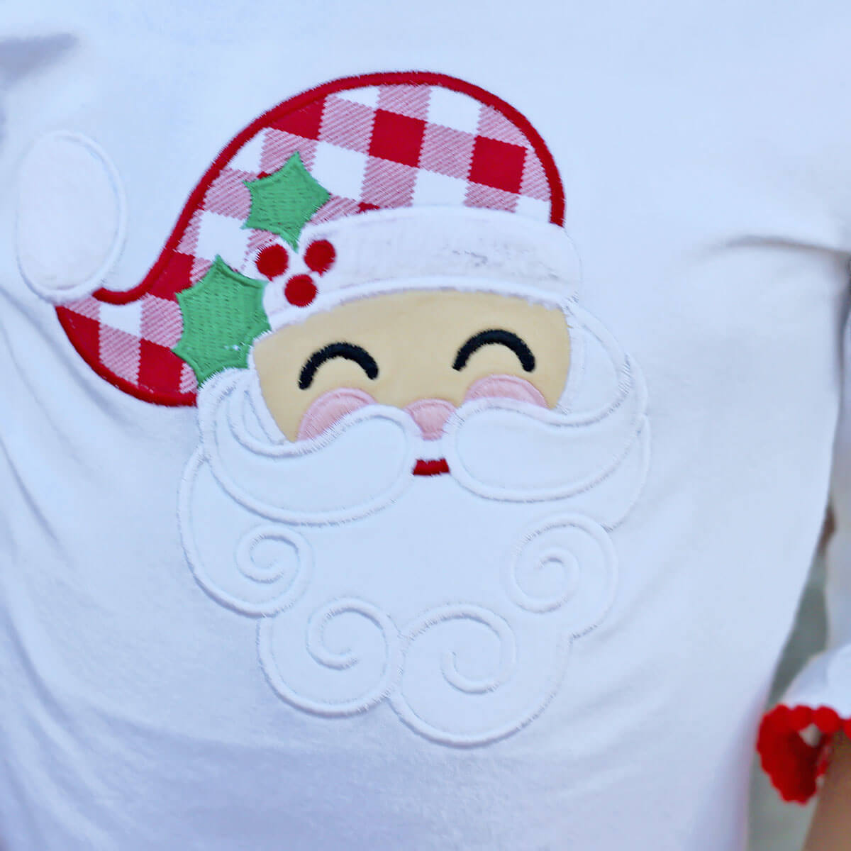 Happy Santa Red Gingham Milly Legging Set