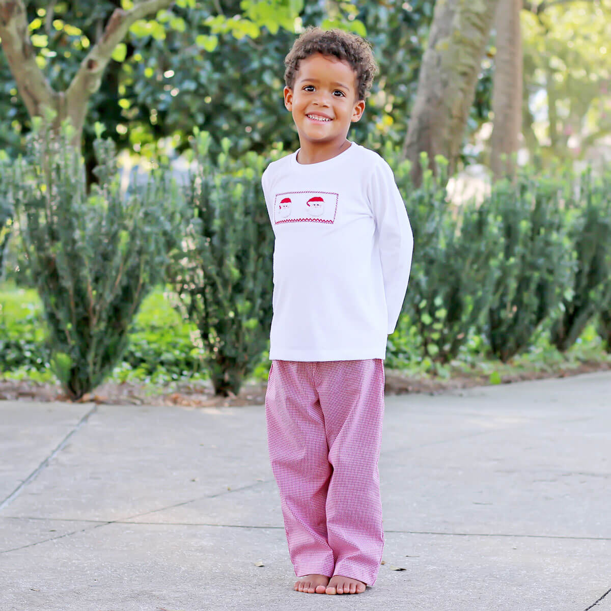 Santa's Favorite Smocked Pant Set
