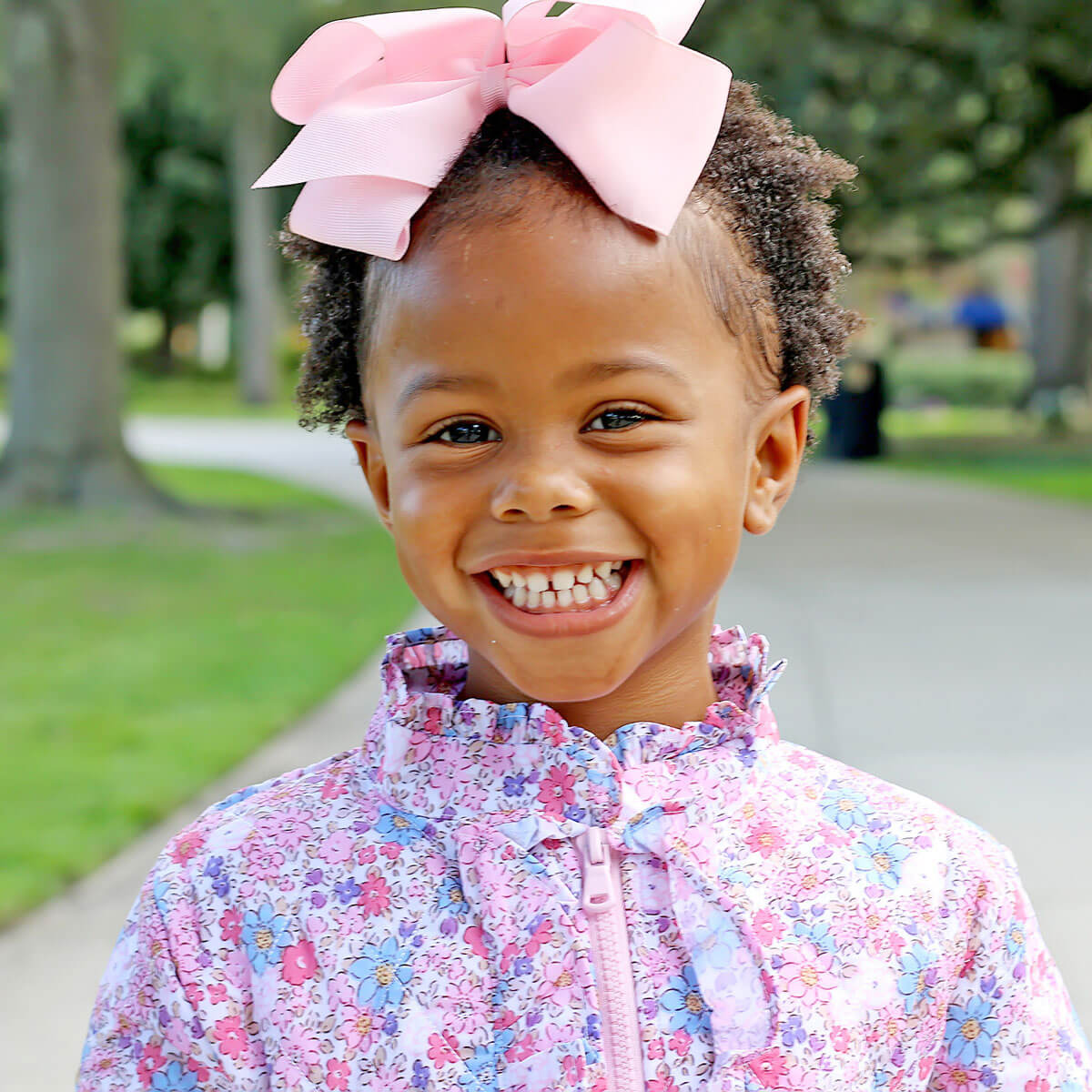 Flowers in Paris Quilted Ruffle Coat