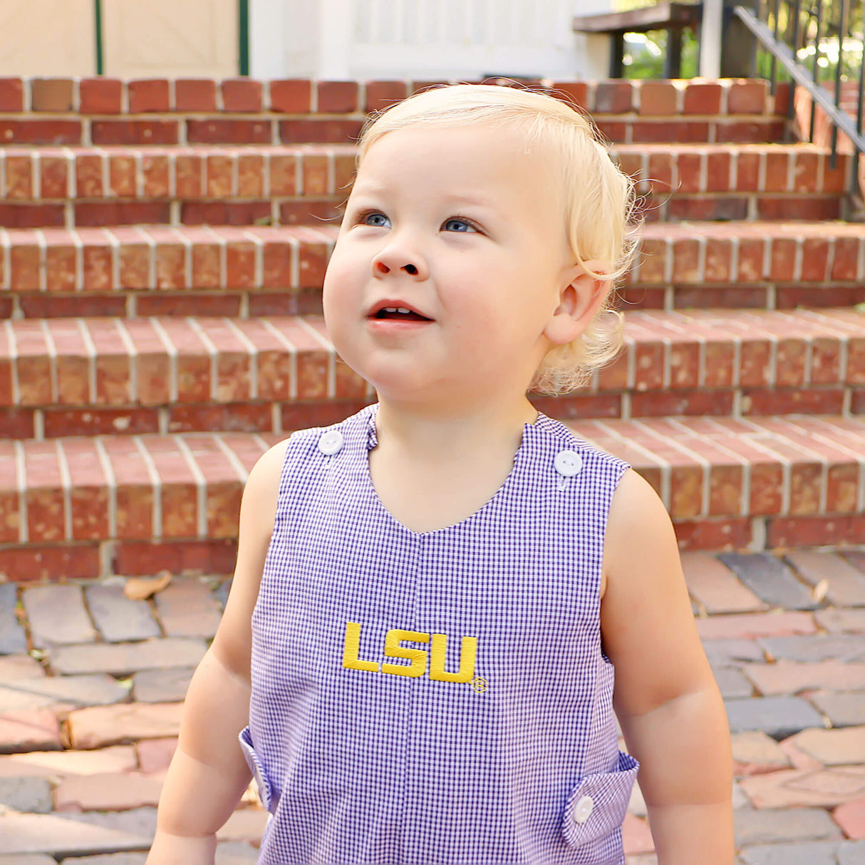 LSU Embroidered Purple Jon Jon