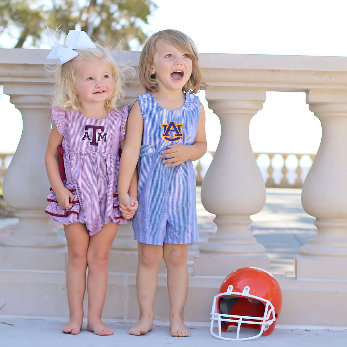 Auburn Embroidered Navy Jon Jon