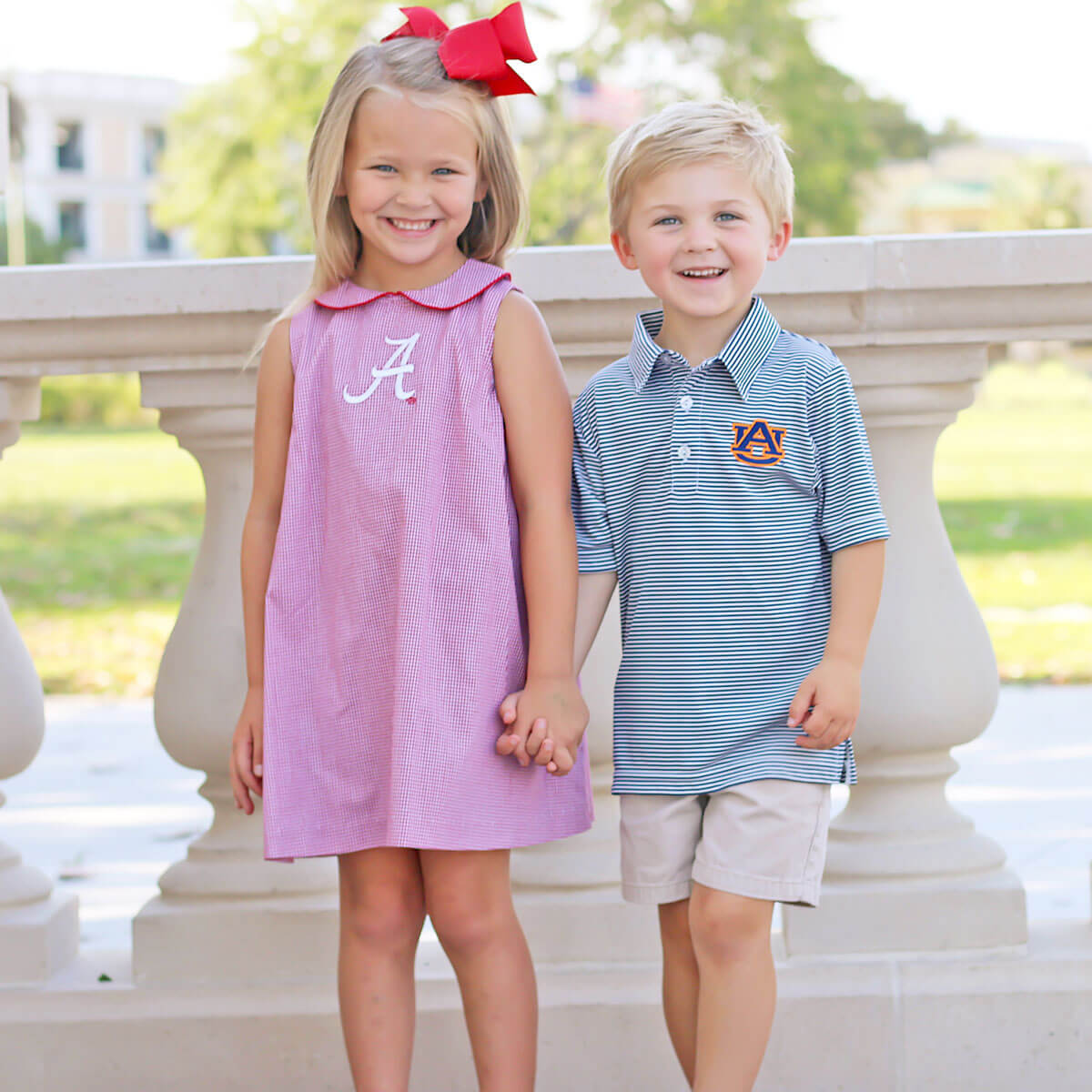 Auburn Embroidered Navy Performance Polo