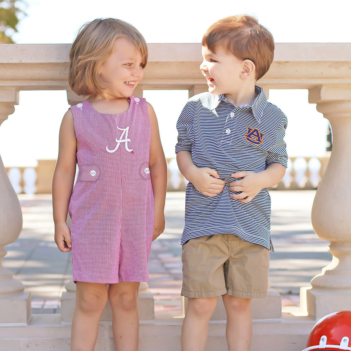 Alabama Embroidered Red Jon Jon