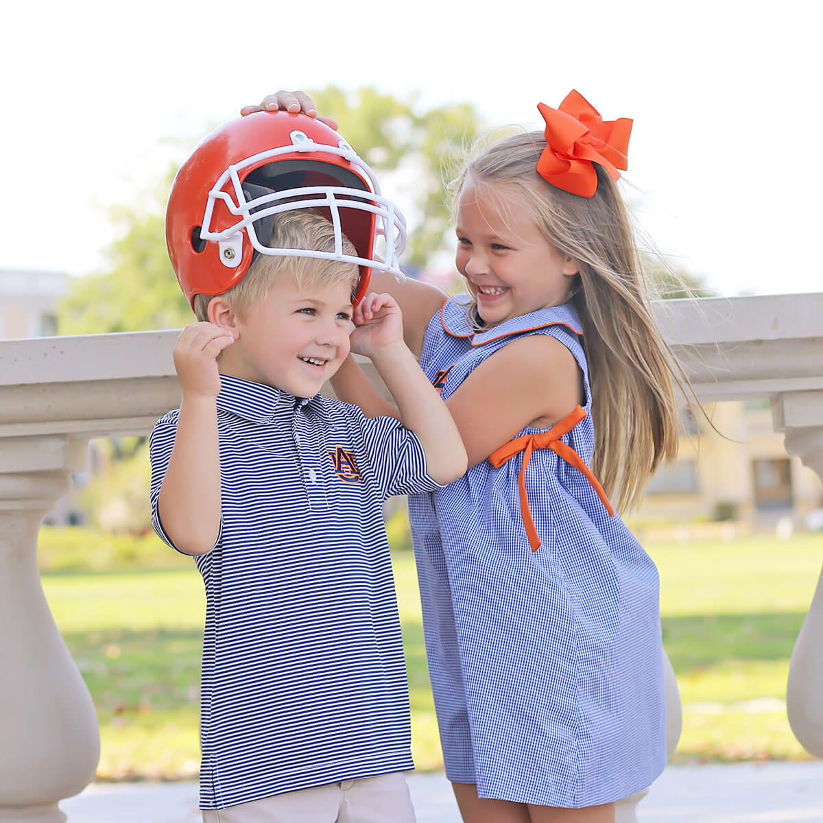 Auburn Embroidered Navy Performance Polo