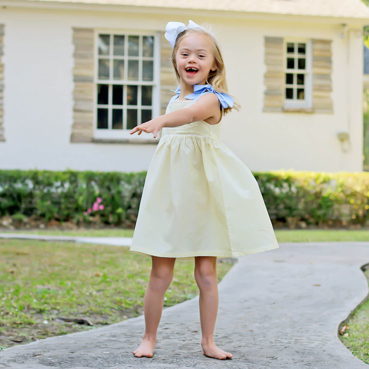 Sunshine Yellow Aubree Dress