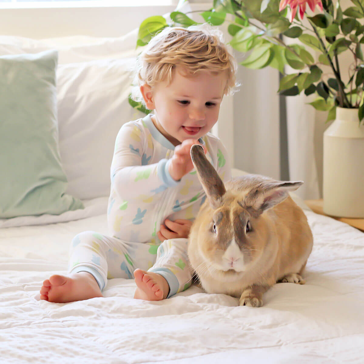 Colorful Peeps Blue Zip Sleeper