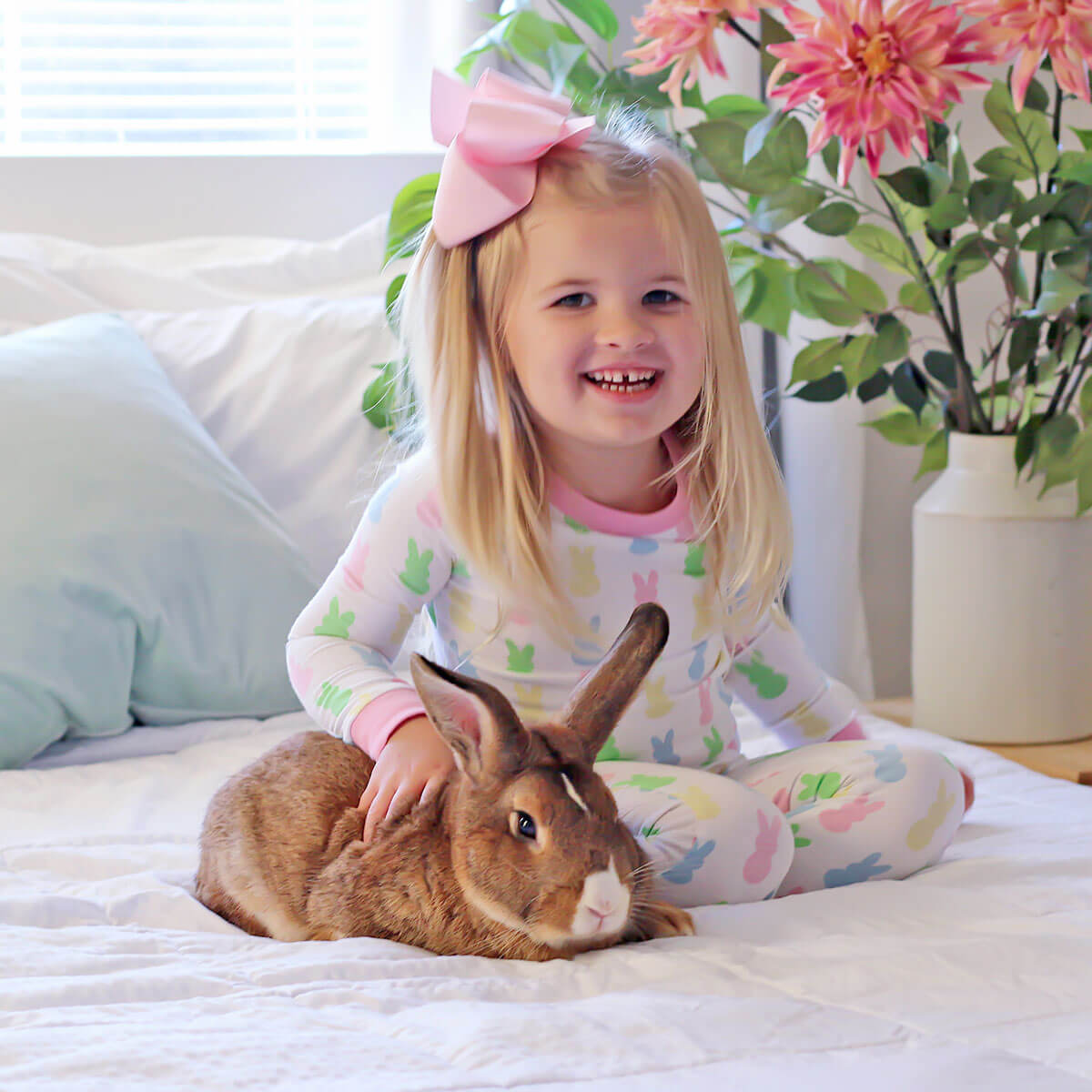 Colorful Peeps Pink Pajamas