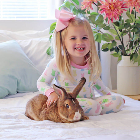 Colorful Peeps Pink Pajamas