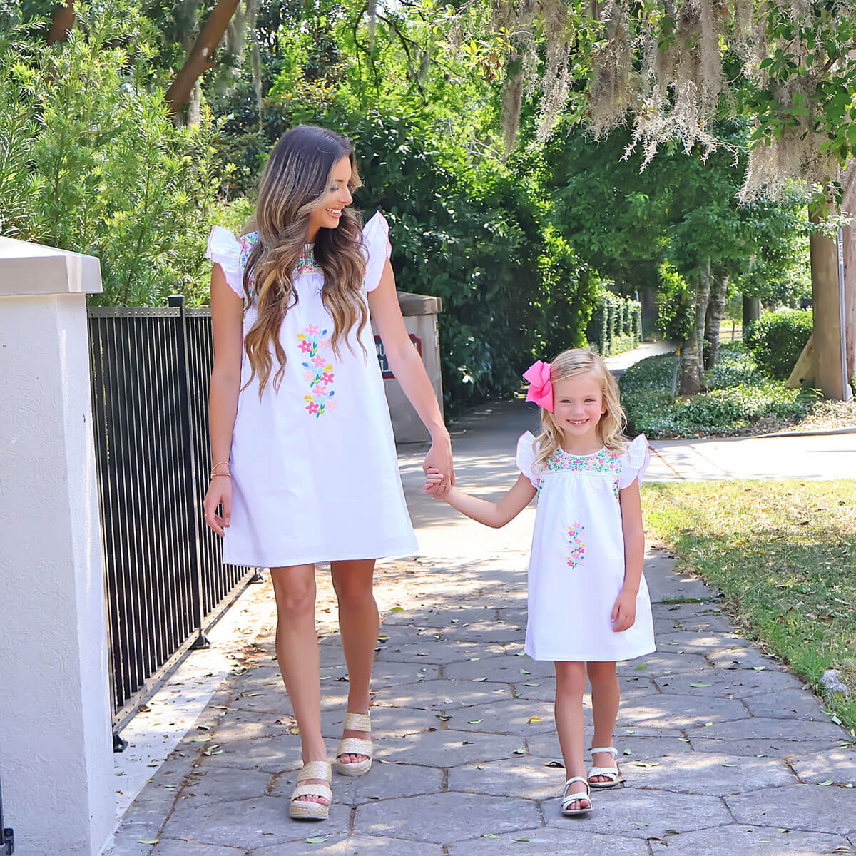 Colorful Embroidered Beach Dress