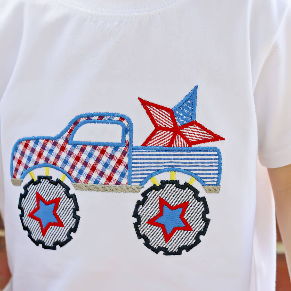 Patriotic Truck Short Set