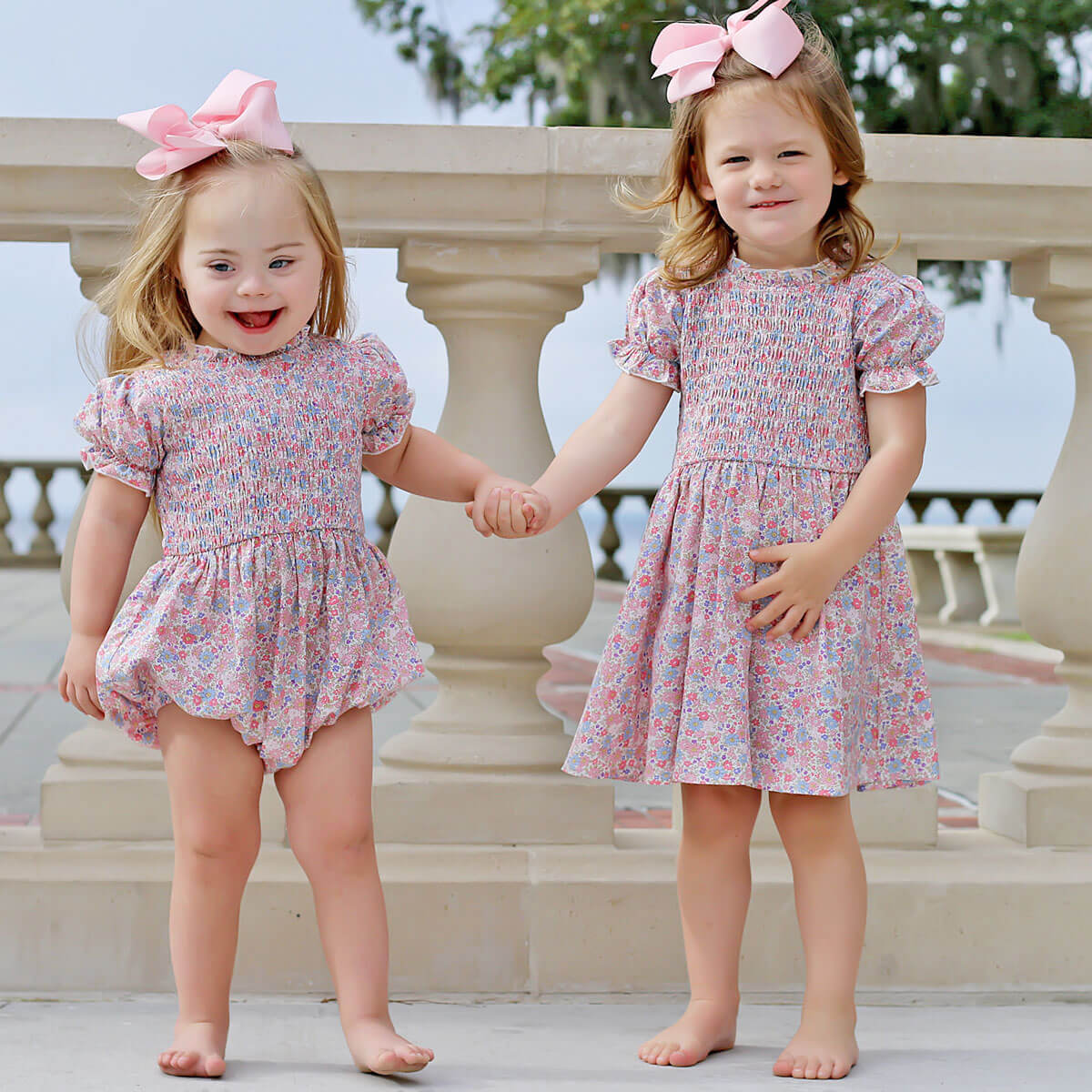 Flowers in Paris Smocked Ariella Dress