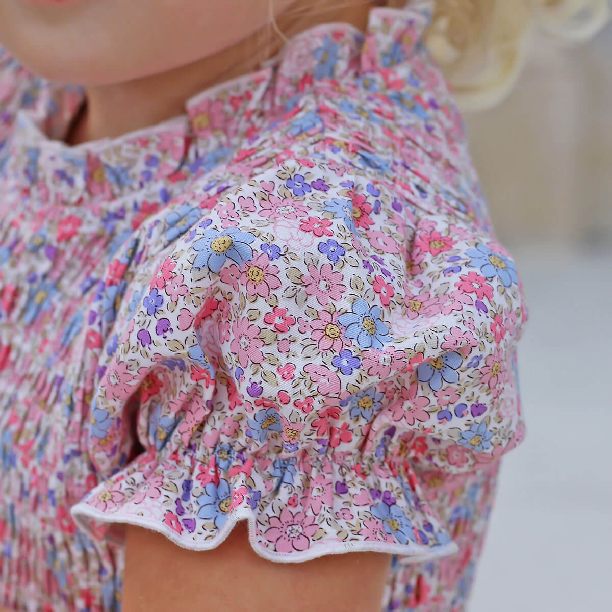 Flowers in Paris Smocked Ariella Dress