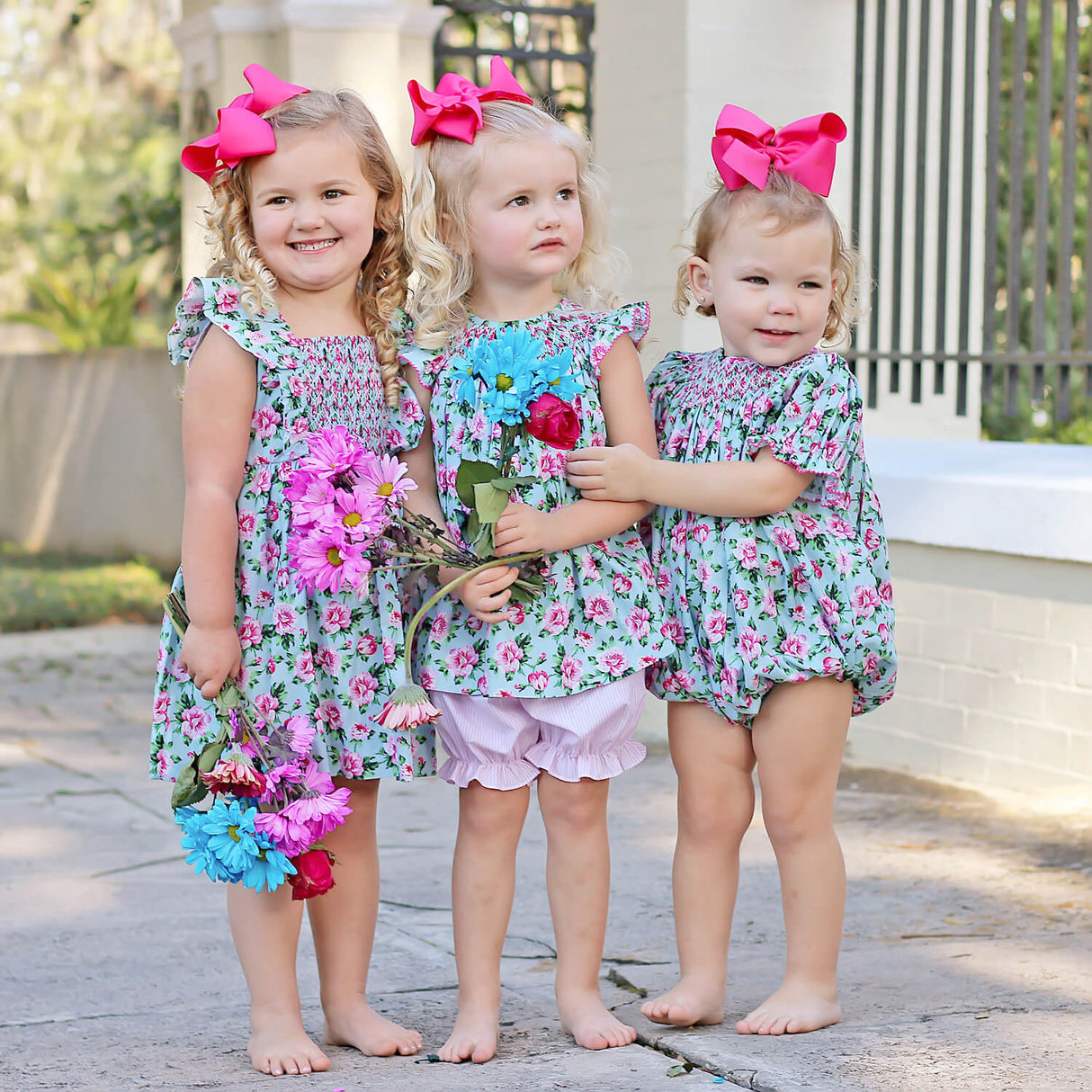 Secret Garden Pink Smocked Hannah Dress