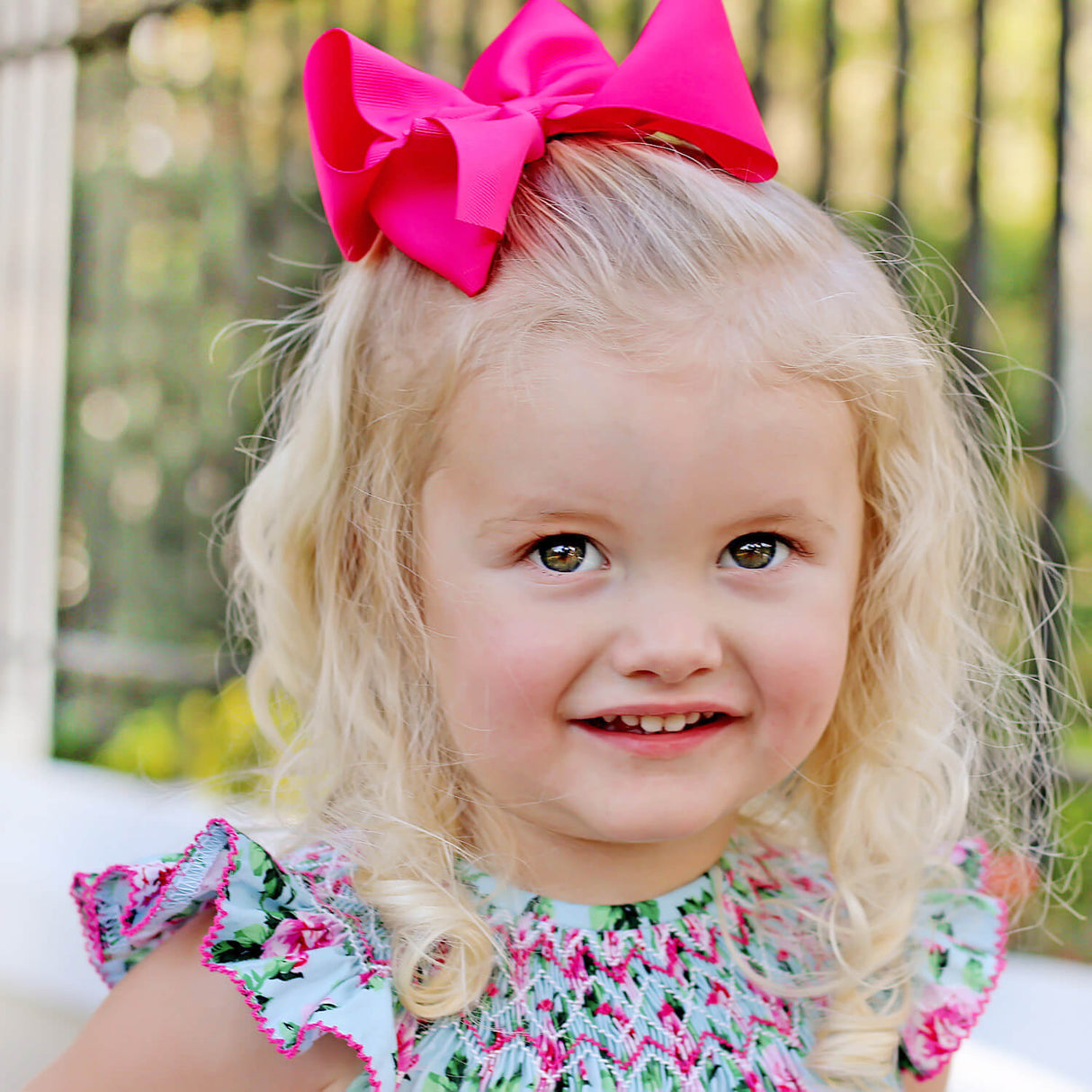 Secret Garden Pink Smocked Bloomer Set
