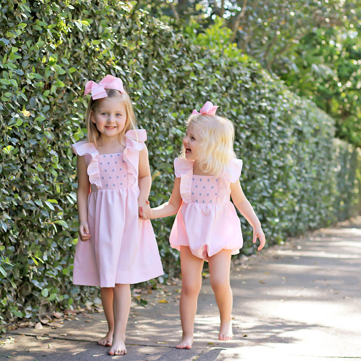 Pink Stripe Smocked Hannah Dress