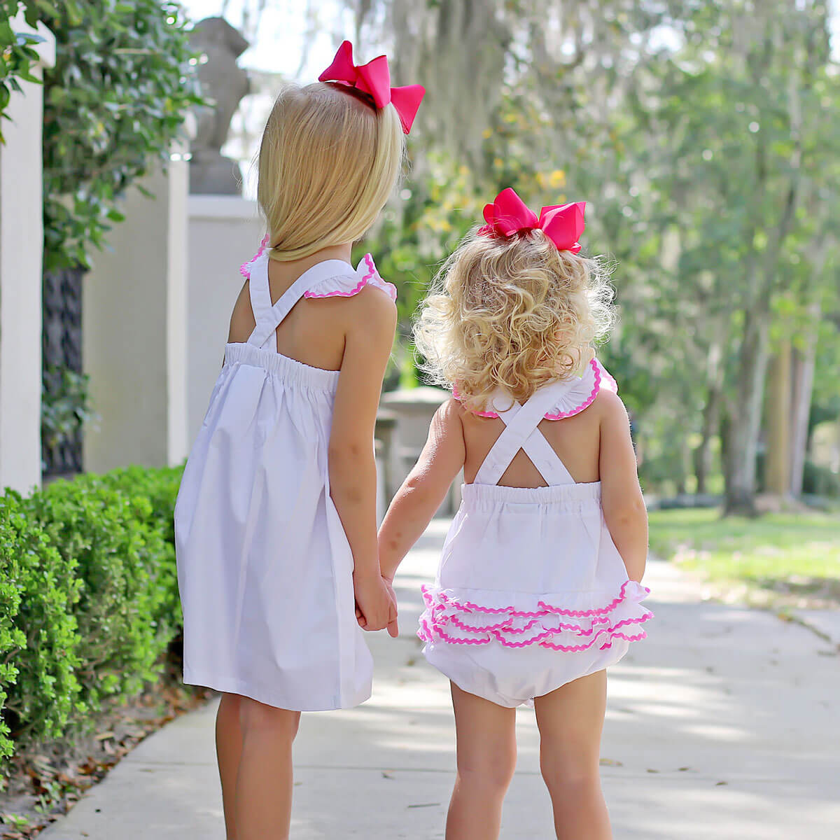 White Ruffle Bubble