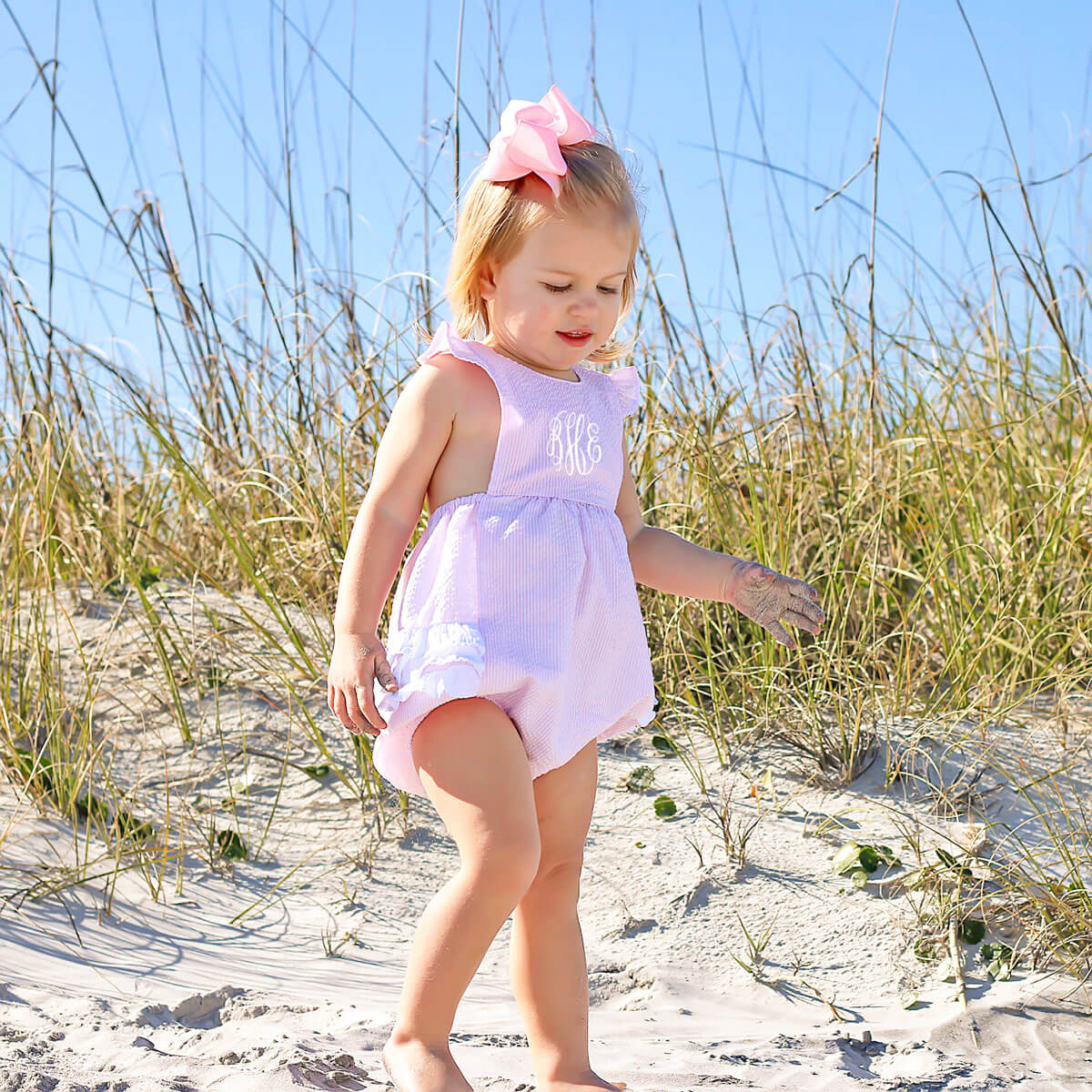 Pink Stripe Leah Bubble