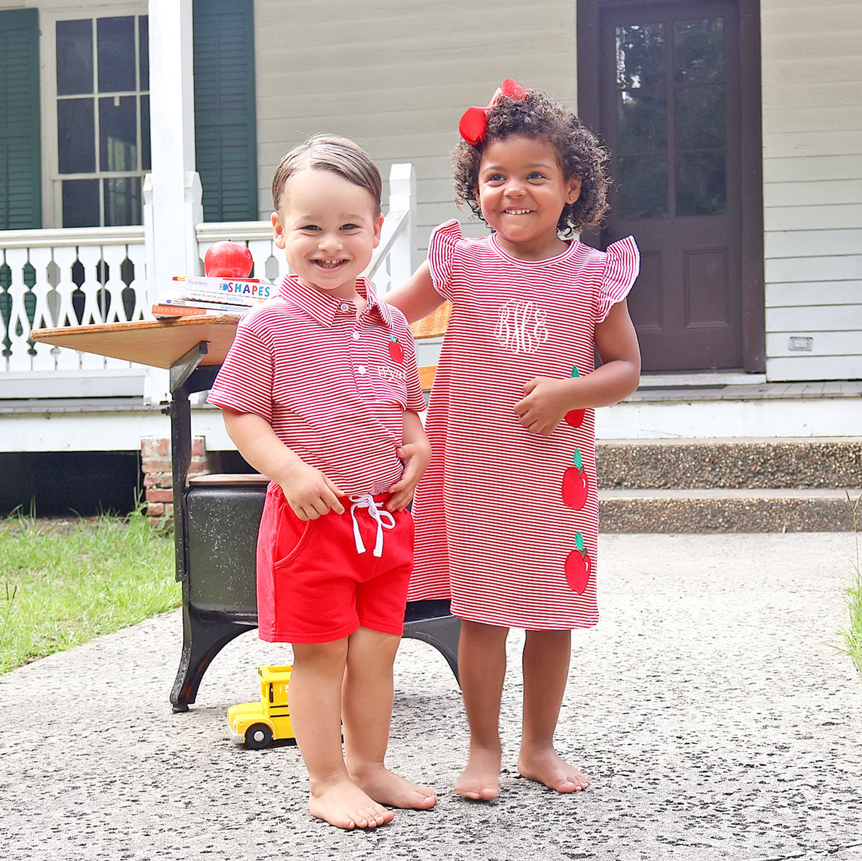 Sharp Student Red Stripe Milly Dress