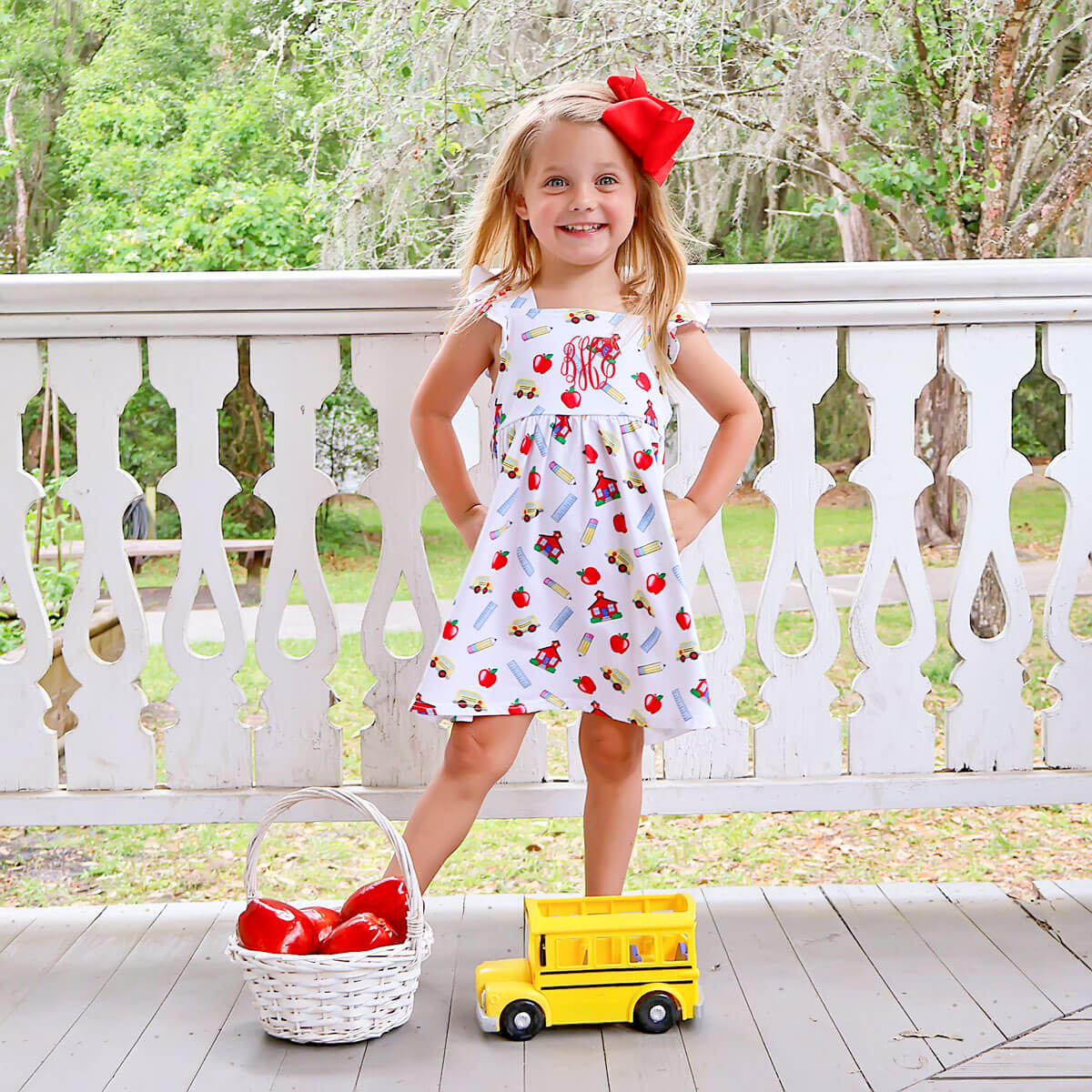 Back To School Print Amy Dress