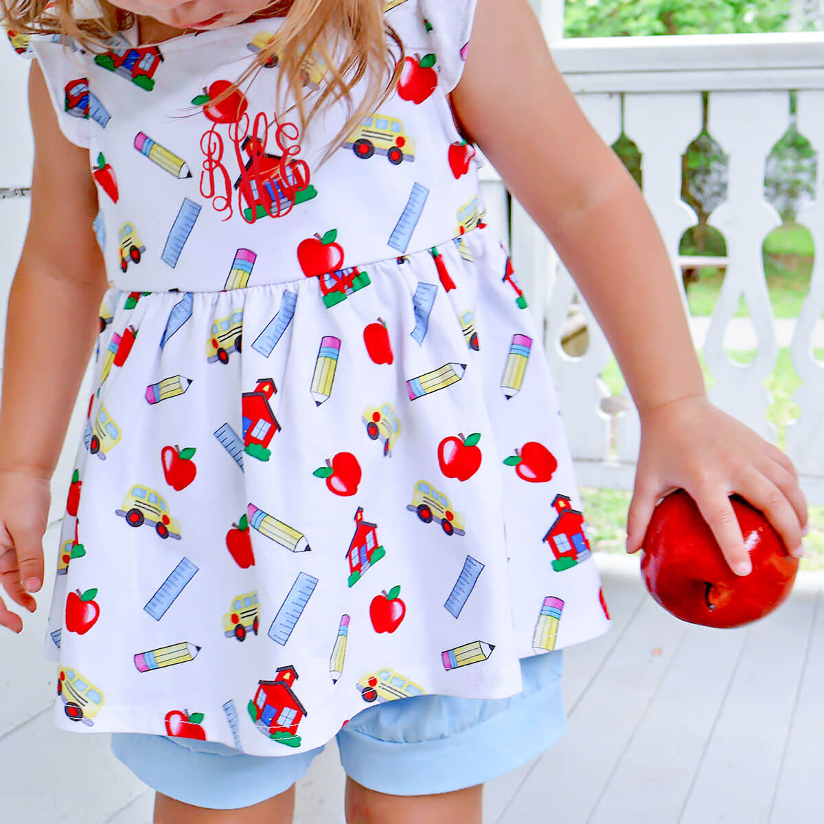Back To School Print Amy Short Set