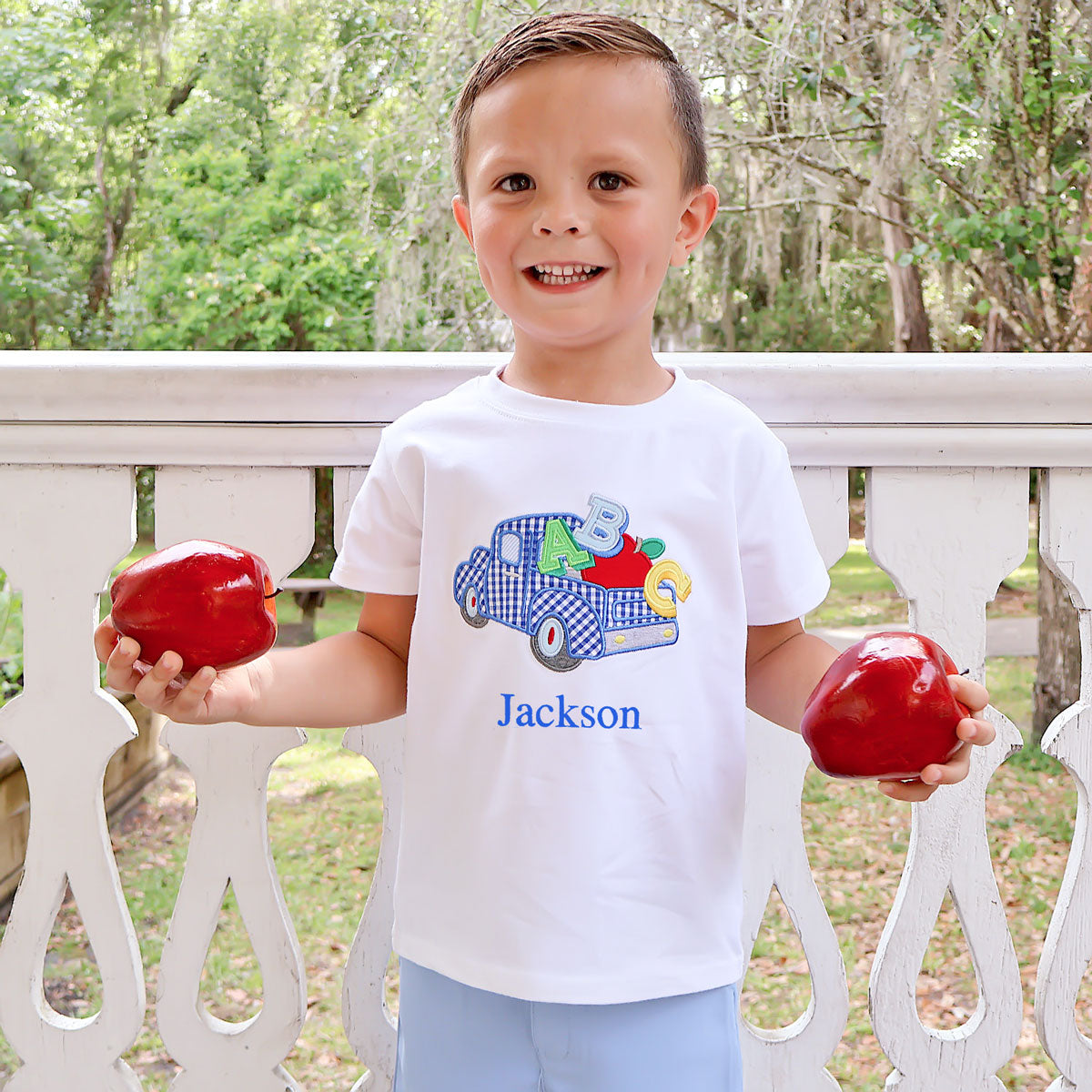 ABC Truck White Short Sleeve Shirt