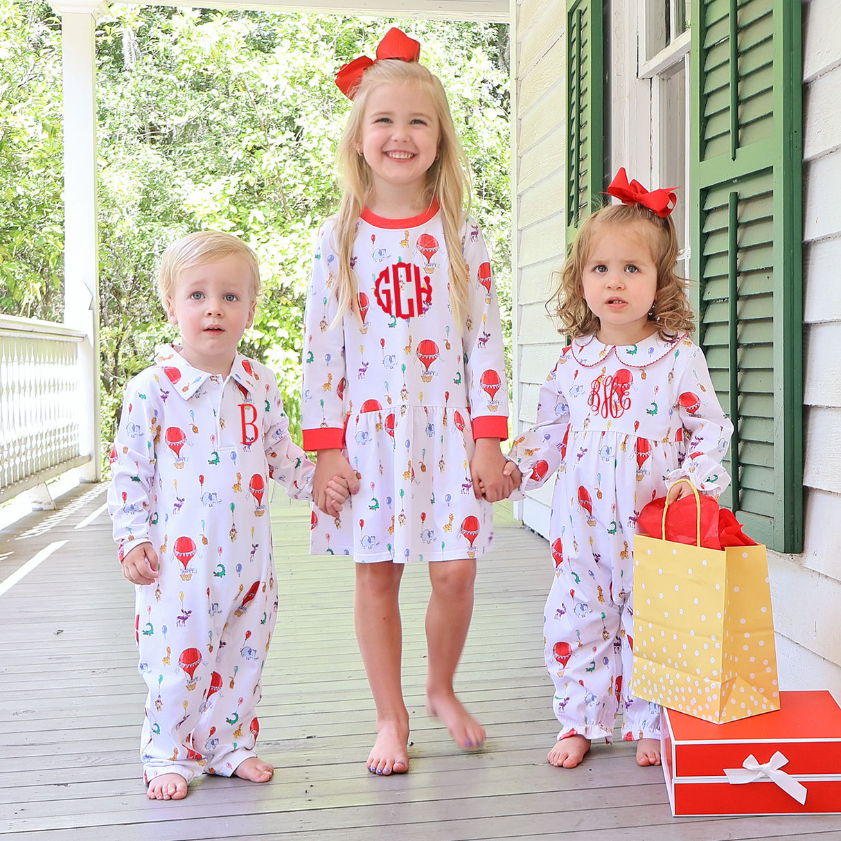 Birthday Balloon Ruffle Romper
