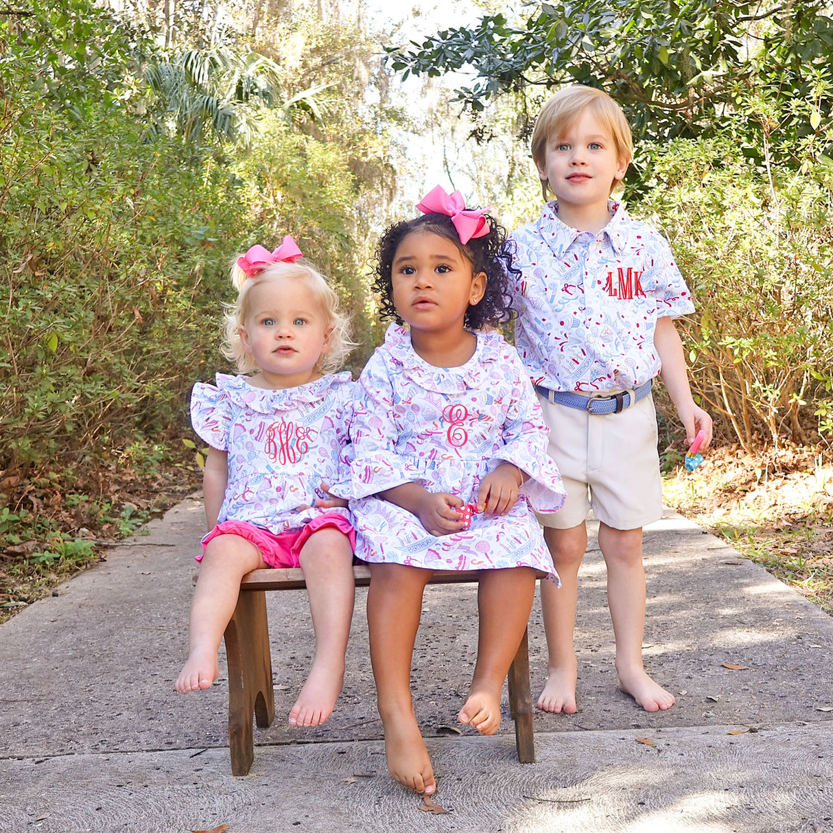 Birthday Girl Ruffle Collared Long Sleeve Dress