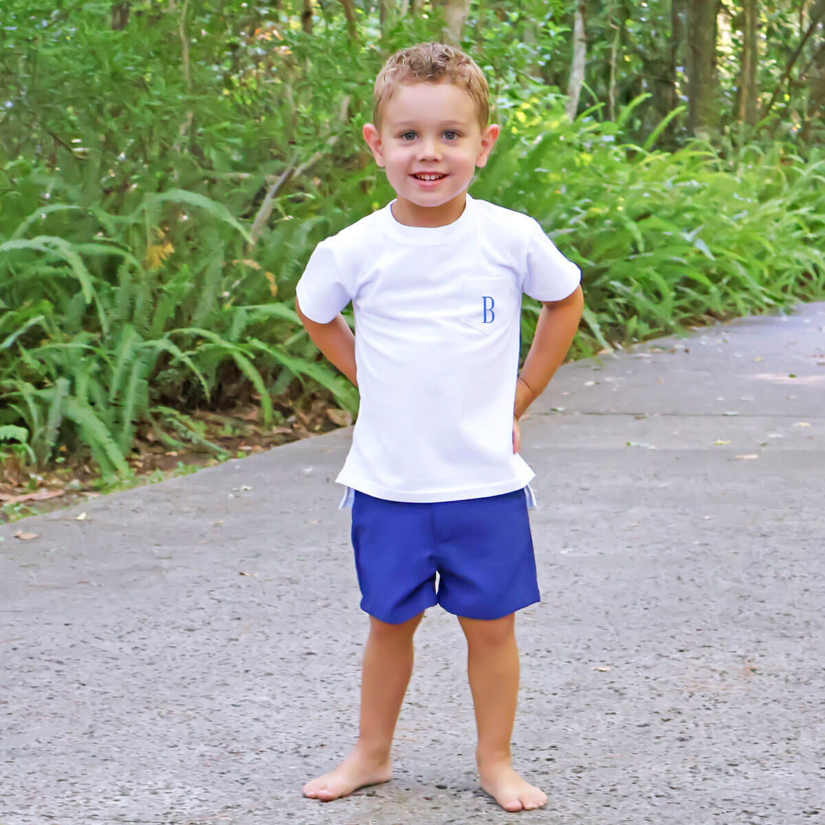 White Short Sleeve Pocket Shirt