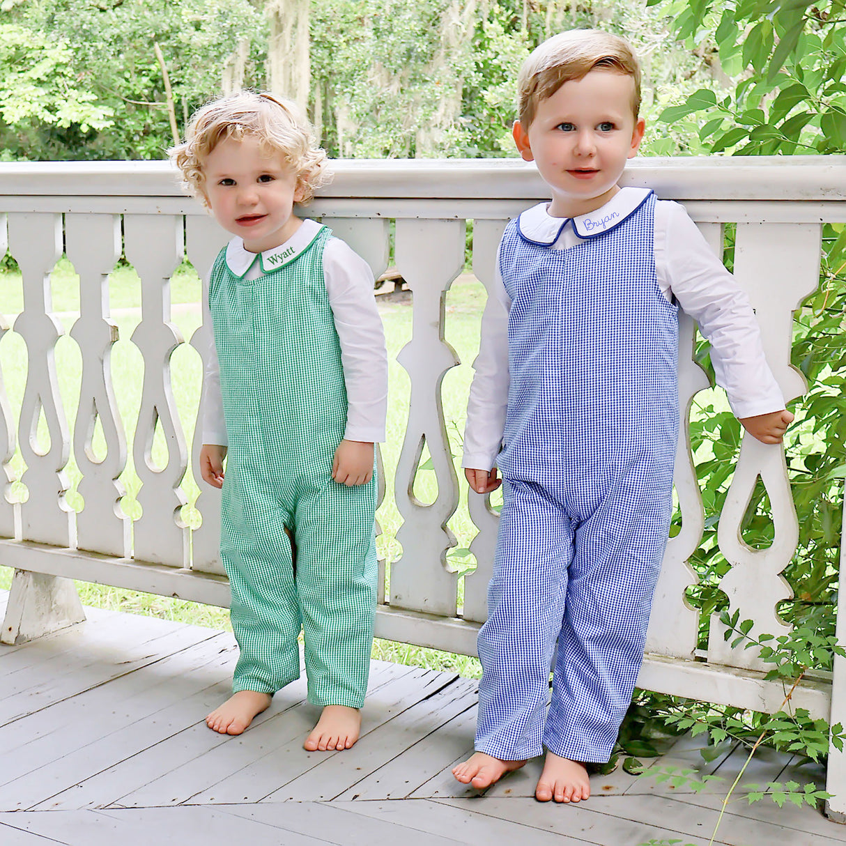 White Long Sleeve Undershirt with Green Trim