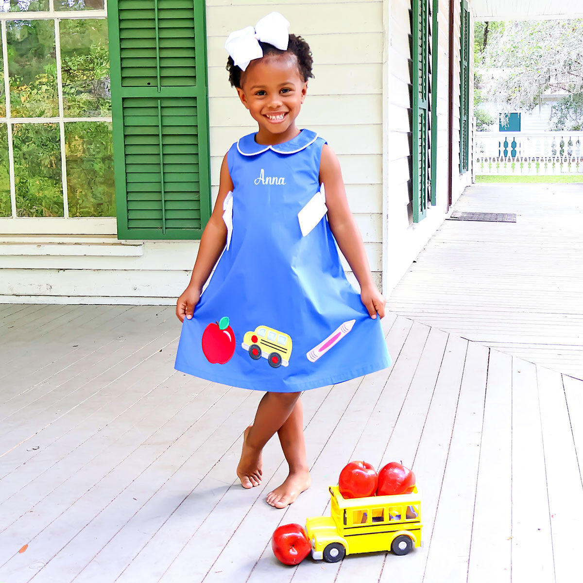 School Time Royal Blue Grace Dress