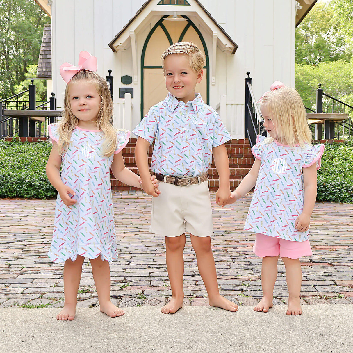 Colorful Crayon Polo