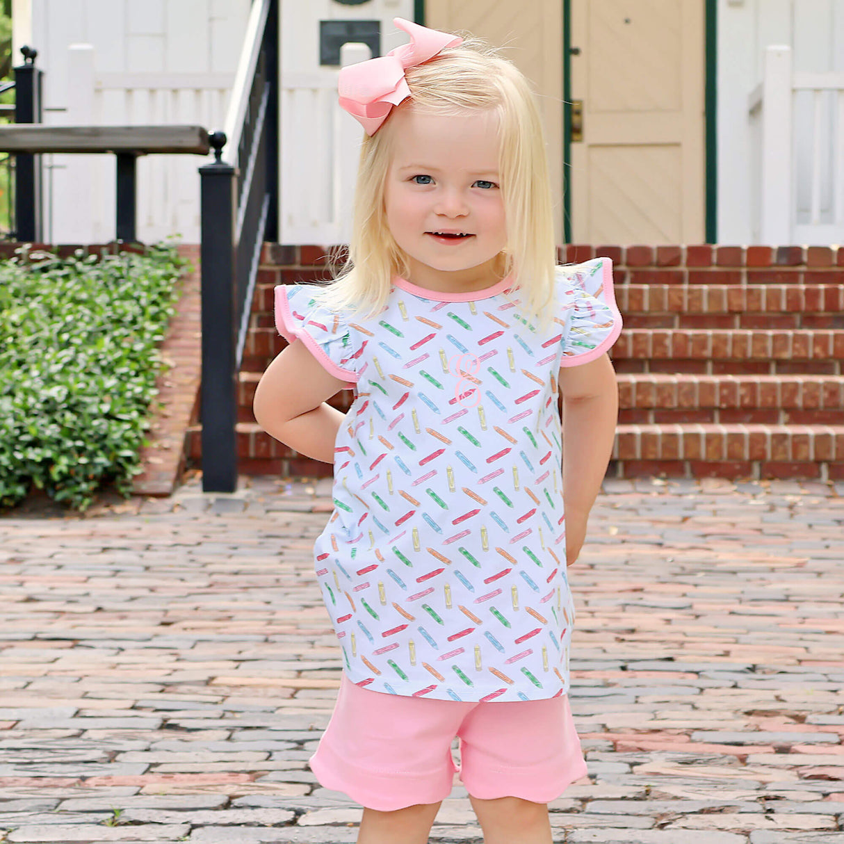 Colorful Crayon Liv Short Set