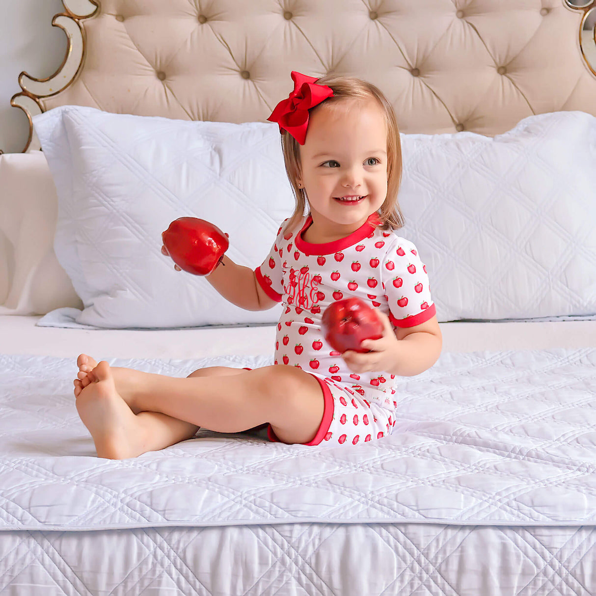 Apple a Day Short Pajamas