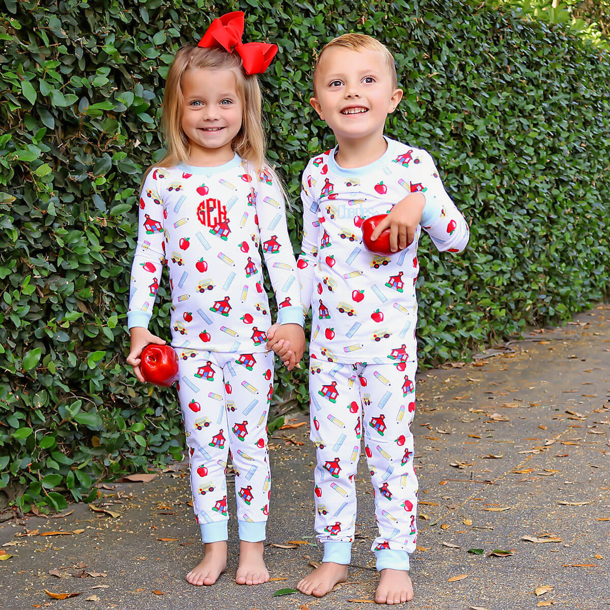 Back To School Print Pajamas