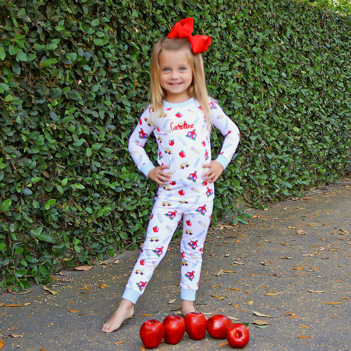 Back To School Print Pajamas