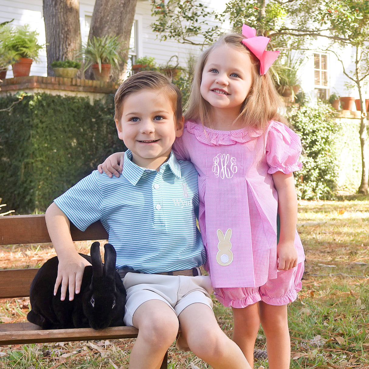 Peep Turquoise Stripe Polo