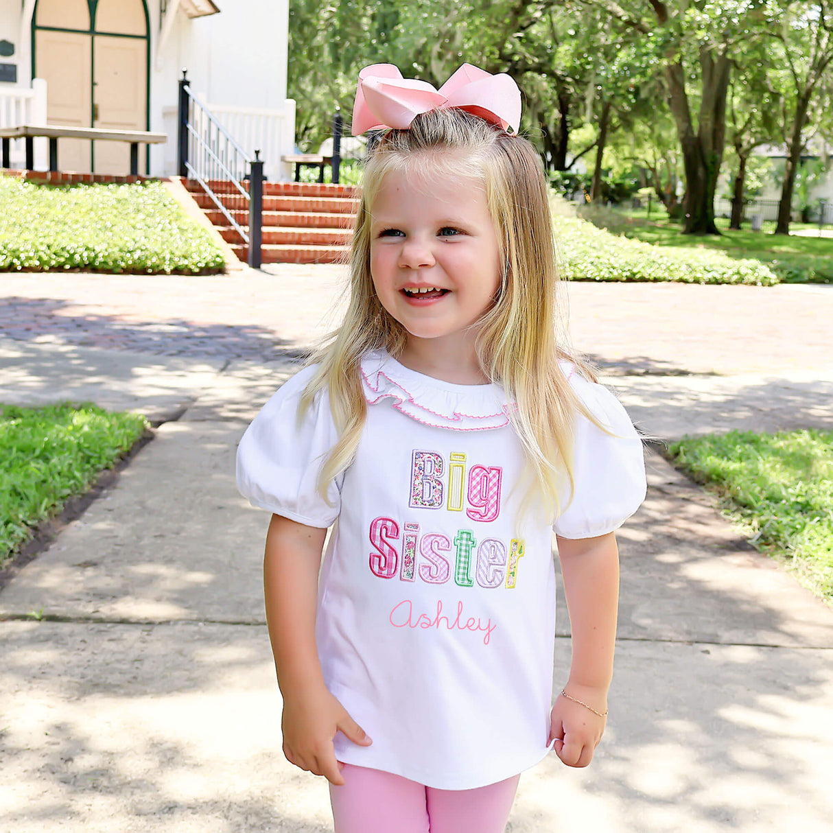 Big Sister Multi Color Ruffle Top
