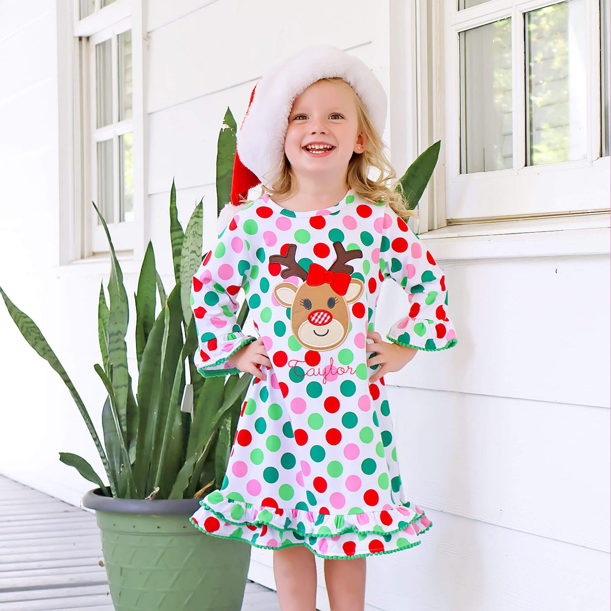 Oh Deer Polka Dot Milly Dress
