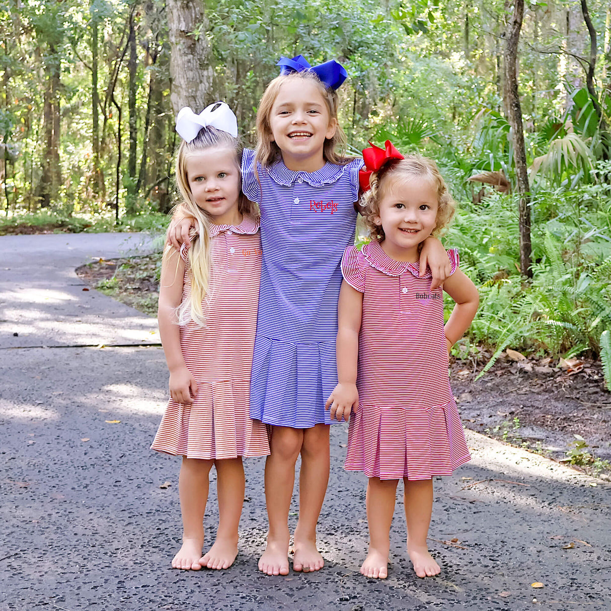 Royal Blue Stripe Ruth Dress