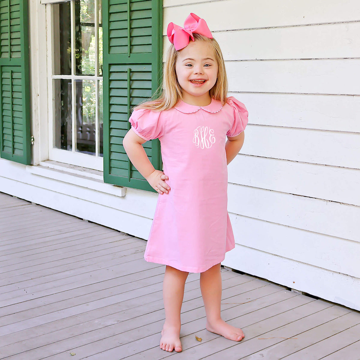 Pink Corduroy Collared Sally Dress | Girls Dress with Peter Pan Collar Classic Whimsy Pink Corduroy Collared Sally Dress | Girls Dress with Peter Pan Collar Classic Whimsy