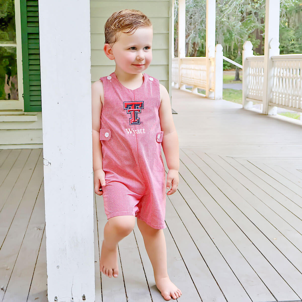 Texas Tech Embroidered Red Jon Jon