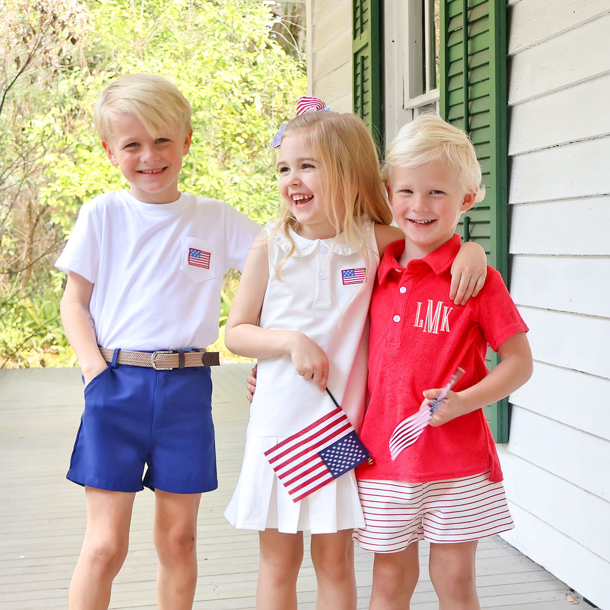 Bold, Bright and Brave Polo Short Set