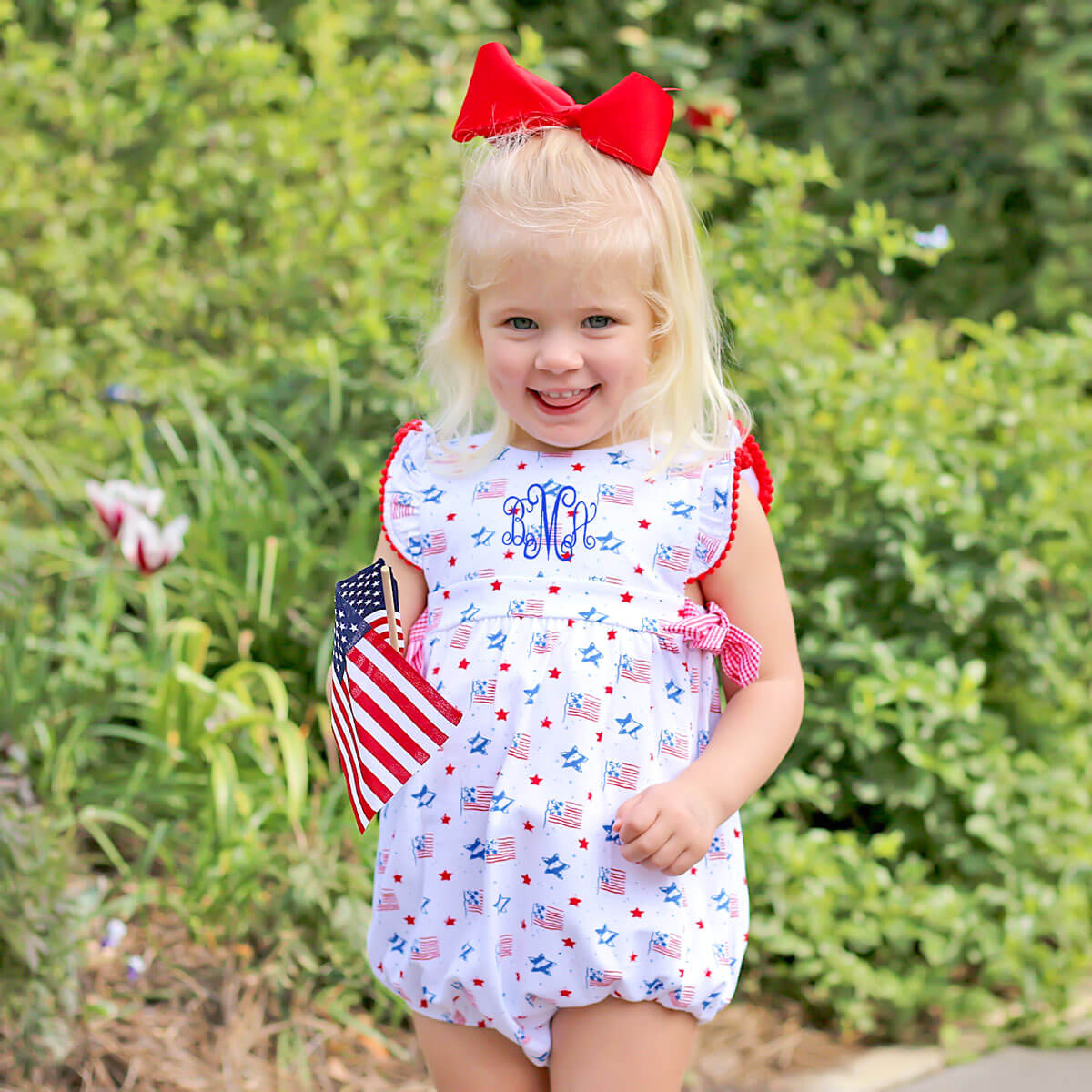 Flag Print Avery Bubble